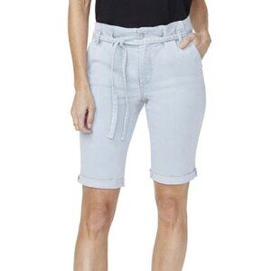 NEW NYDJ Briella Paperbag & Cuff Valhalla Shorts 0